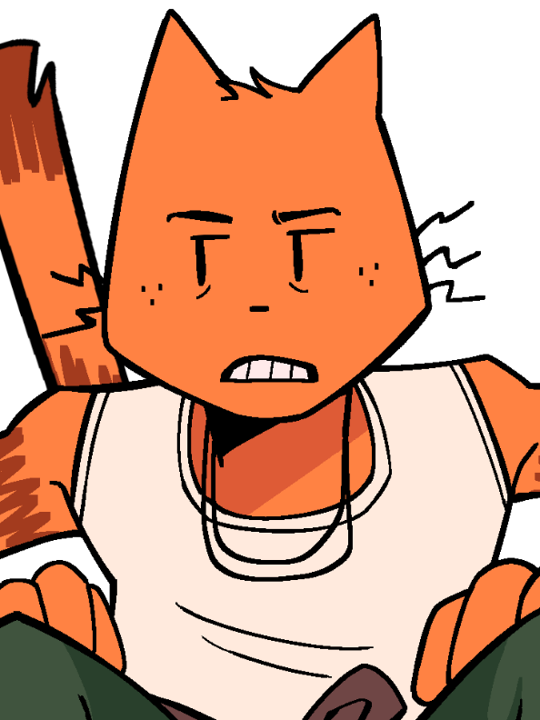 I got sick for making this all night (inspired by @frune_ei !!) #dogmanmovie #detey #peteythecat #dogman #digitalart #ibispaintx #alightmotion #alightmotion_edit #animationmeme #tweening  #cartoon 