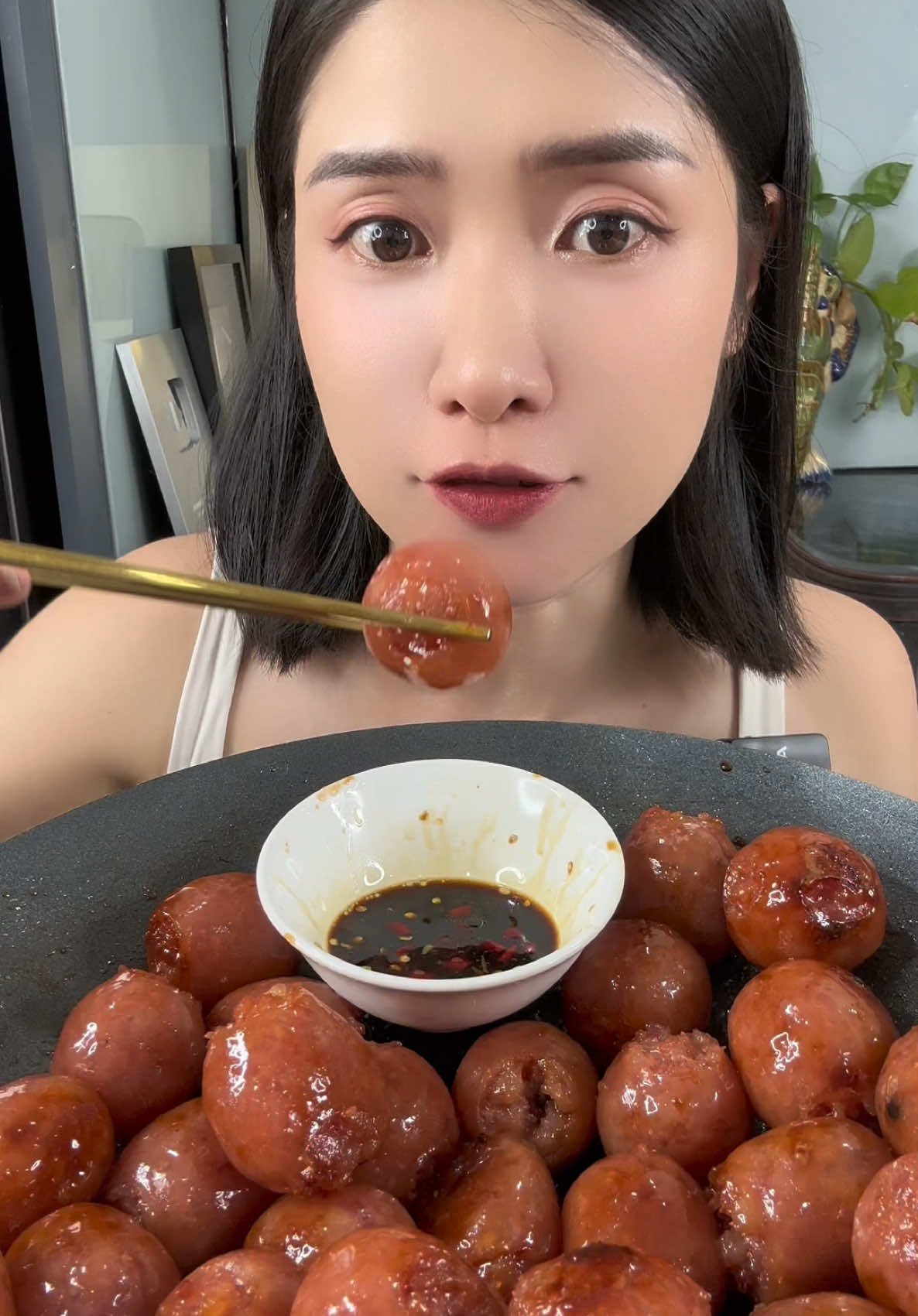 Ăn cơm với Lạp xưởng hồ lô đi mấy chị ơi #xuhướng #trending #viraltiktok #viral #nauancungtiktok 
