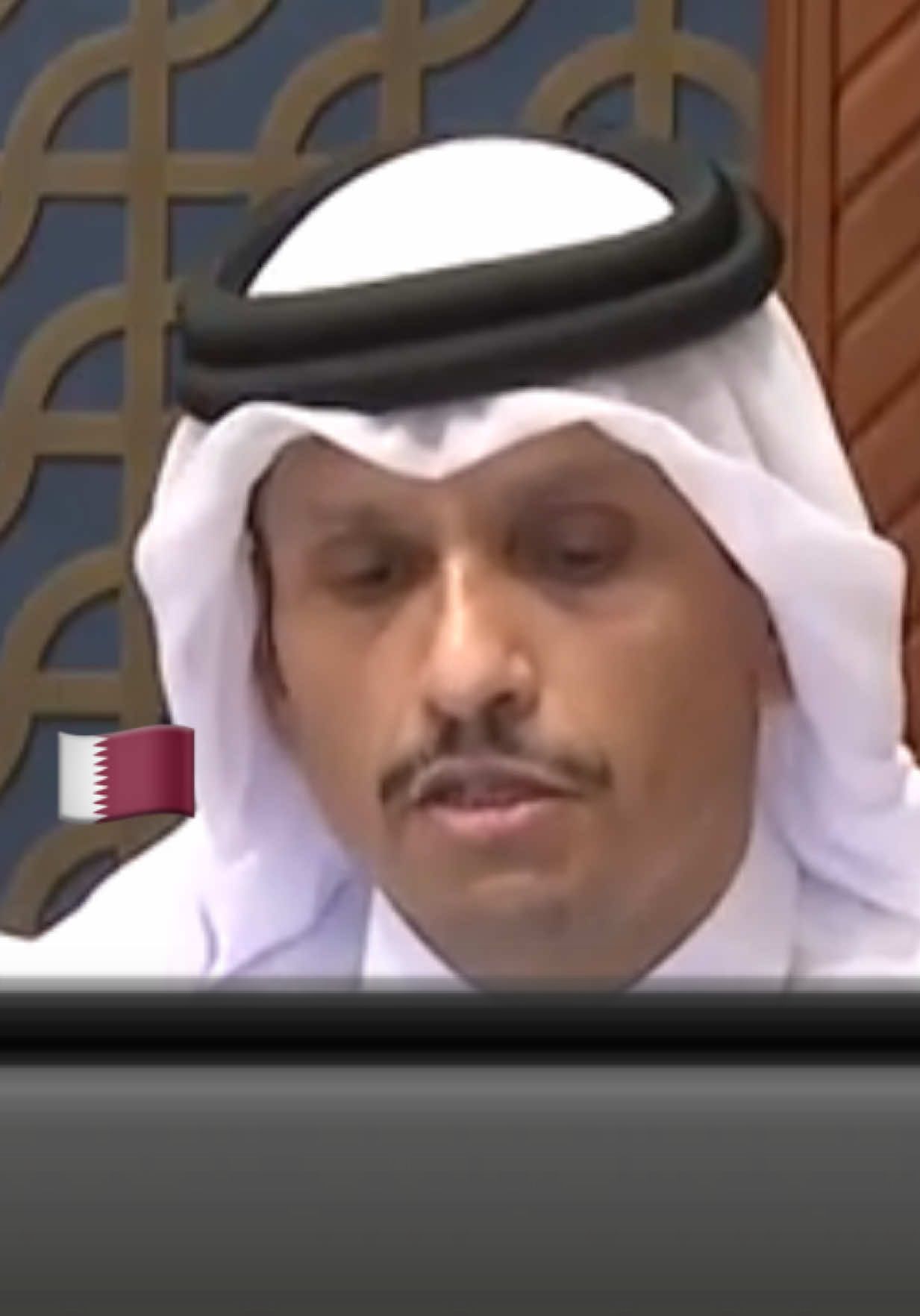 عاجل | رئيس الوزراء وزير الخارجية القطري: الرئيس الإيراني عبر عن أسفه لأمير دولة قطر 🇶🇦 #fypシ゚ 
