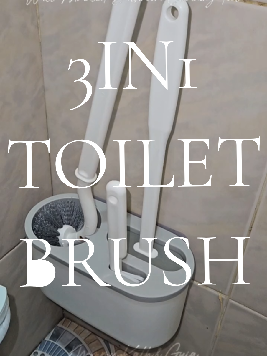 Napakaconvenient netong gamiten at very useful talaga dahil 3in1 na✨️ #3in1toiletbrush #3in1toiletbrushset #toiletbrush #toiletcleaningtools #toiletcleaning #bathroommusthave 