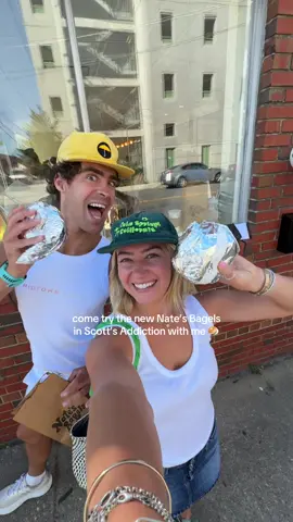 huge Nate’s Bagels fan now 🥯 @runkleigh #bagel #foodreview #bagelsandwich #grandopening #breakfast #sundayvlog #richmond #richmondva 