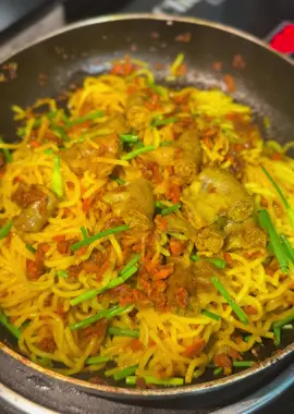 Bún nghệ xào lòng Huế #ancungtiktok #anngonmoingay #xuhuong #trending 