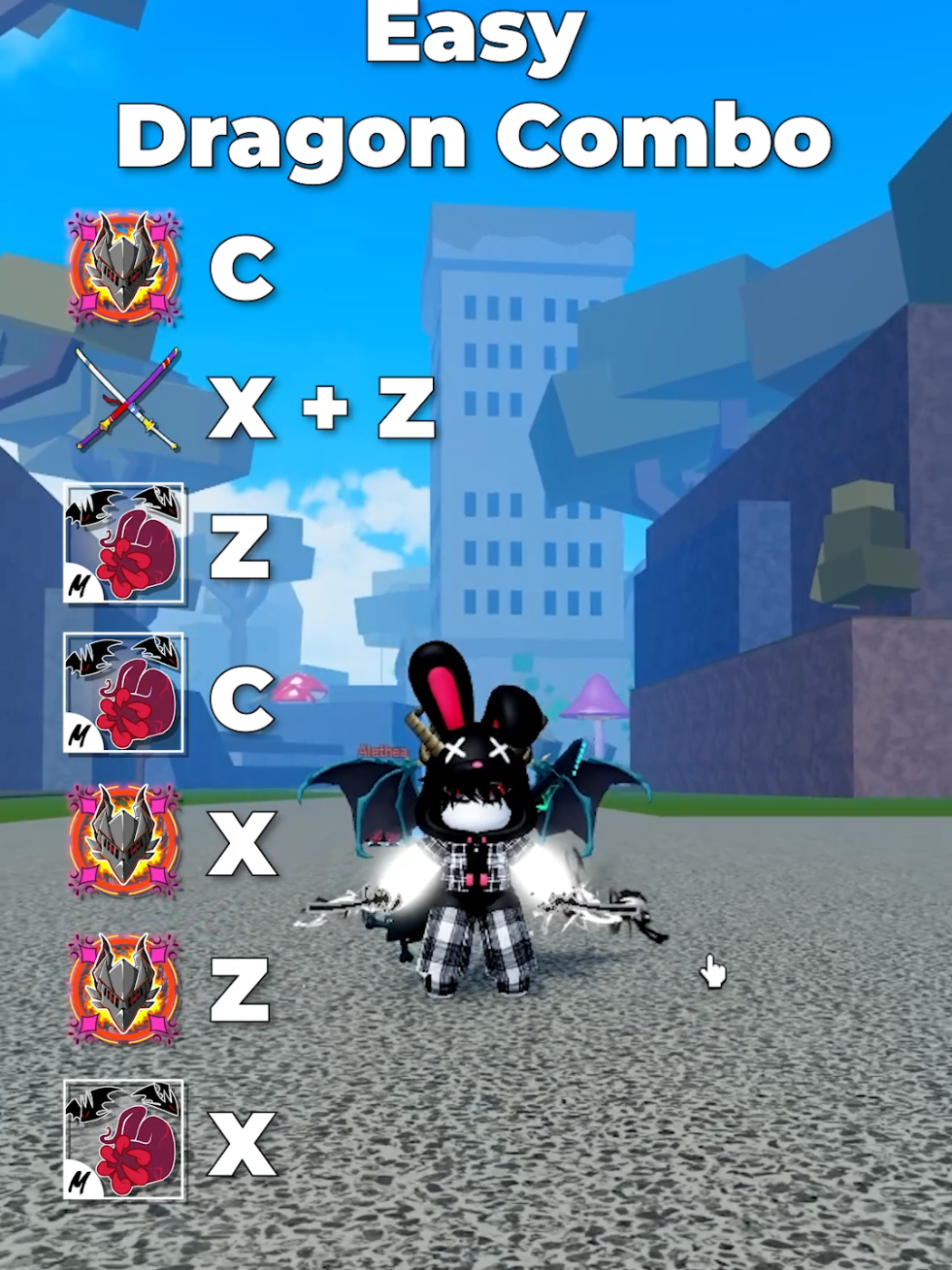 Easy Dragon and Cdk Combo #roblox #bloxfruits 
