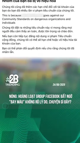 HÀNG LOẠT GROUP FACEBOOK BÂY MÀU KHÔNG RÕ LÝ DO #theanh28trending #tiktoknews #tiktokgiaitri #theanh28 