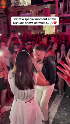 exactly what makes the island so special.. ❤️❤️ back every thursday at @Ushuaïa Ibiza Official  #ushuaiaibiza #Summer #marriage #proposal #ibiza 