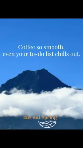 From volcano vibes to chill sips. ☕️✨ This isn’t just coffee—it’s your smoothest morning yet. Stress? Never heard of her. Skip the drama—sip the calm. 👉 Shop now at eternalspringcoffee.com #GuatemalanCoffee #EternalSpringCoffee #CalmInACup