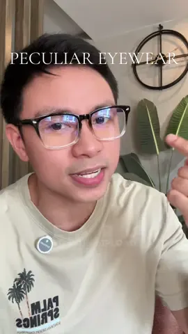 Try this eyeglass from Peculiar eyewear. May physical store din sila #peculiareyewear #eyeglasses #eyeglassesfashion #eyeglassformen #eyeglassforwomen #antiradiationglass #antibluelight #accessories #fashion