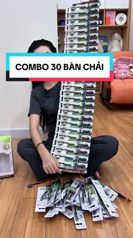 Combo 30 bàn chải #banchaidanhrang 