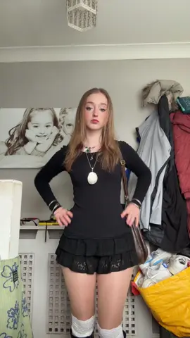 skirt linked in showcase!  #OOTD #ootdfashion #miniskirt #fashion #fashiontok #outfitinspo #fitcheck #skort #fashionstudent  @Cider 