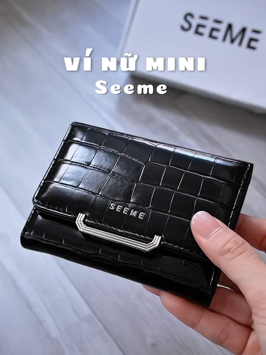 Ví mini tiện lắm mấy bà, bỏ túi xách nhỏ được cho bà nào gu sang trọng thanh lịch nha #review #vinu #vidungtien #vimini #vitien #vicamtay #vicamtaynu 