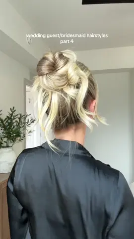 part 4 | wedding guest/bridesmaid hairstyles 🤍 #hairstyles #hairtok #updo #messybun #hair #hairideas #hairtutorial 