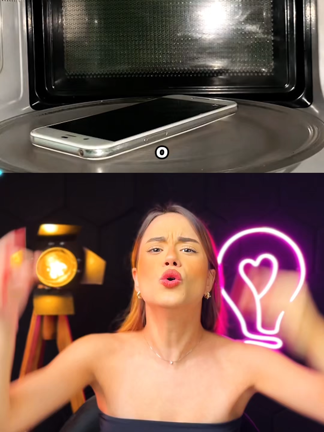 colocando coisas NO MICROONDAS