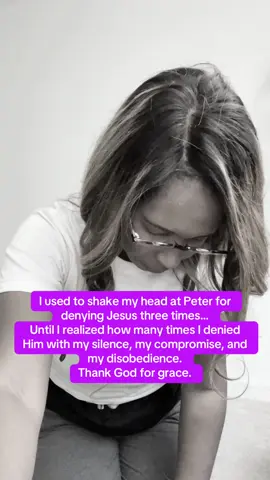 I judged Peter for denying Jesus… then realized I’ve done it with my silence, my compromise, and my comfort. 😔 But grace found me. #FaithTalk #Conviction #JesusIsFaithful #ChristianTikTok #GodsGrace #faithbasedapparel 