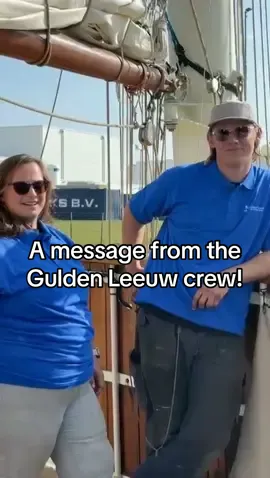 The crew of Gulden Leeuw can’t wait to sail into Aberdeen! Catch them this 19-22 July at #tallshipsaberdeen #aberdeenevents #guldenleeuw 