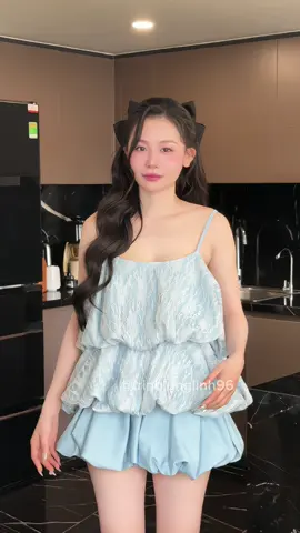 Mặc cái set này trông xinh hẳn ra luôn nè #trinhlunglinh96 #hanlinhshop #xh #setxinh #22etm #webuild #fashion #setaovay 
