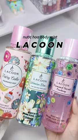 Mùi nào cũng thơm xĩu luôn #lacoon  #bodymistlacoon #lotionlacoon 