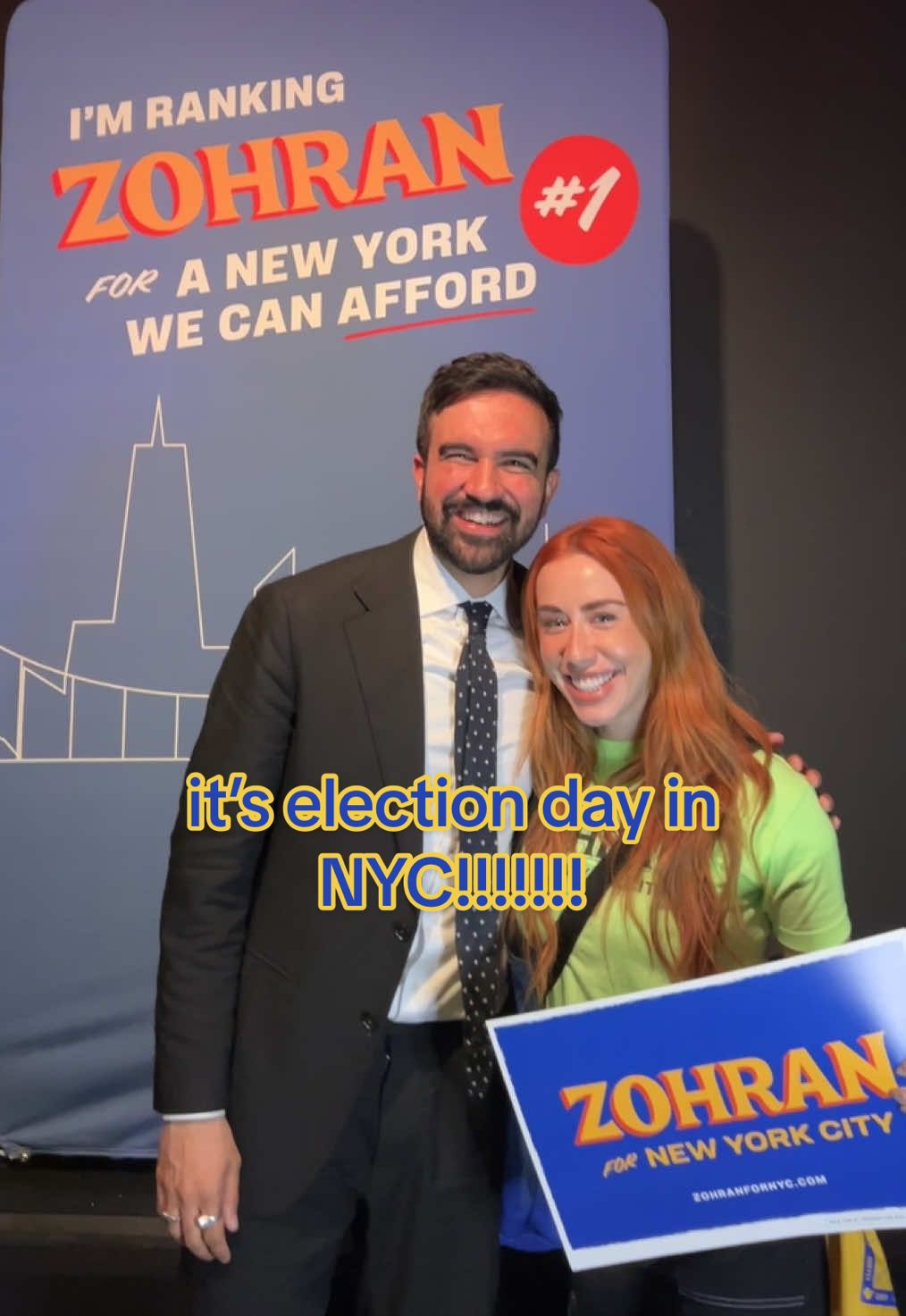 Polls are open till 9pm, let’s win this thing!!!! @Zohran Mamdani #zohran #zohranmamdani #nyc #dontrankcuomo 