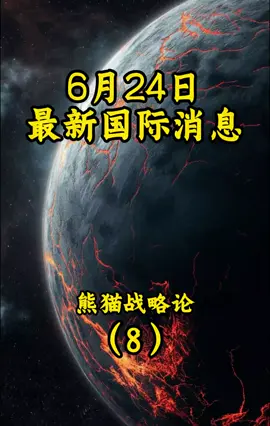 6月24日最新国际消息（8）# 大国博弈 # 国际局势分析 # 国际局势分析解说 #内容来源于网络 