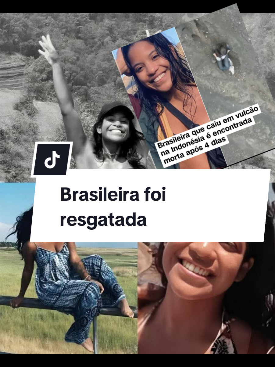 Brasileira foi resgatada sem vida #vida #vulcão #resgate #tristeza #tristezaprofunda 
