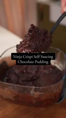 Self-Saucing Chocolate Pudding with the @ninjakitchenuk CRISPi 🔥🍫 ad For the batter: 240g plain flour 4 tbsp cocoa powder 240g light brown sugar 3 tsp baking powder Pinch of salt 240ml milk 100g melted butter 2 tsp vanilla extract For the sauce: 200g light brown sugar 4 tbsp cocoa powder 100ml just-boiled water 1.⁠ ⁠Mix the batter: Whisk the dry ingredients (flour, cocoa, sugar, baking powder, salt). Stir in milk, melted butter, and vanilla until smooth. Gently fold in chocolate chunks. 2. Add the sauce layer: Mix the sugar and cocoa for the sauce. Sprinkle evenly over the batter – do not stir. 3. Add the boiling water: Slowly pour the hot water over the back of a spoon to gently cover the surface without disturbing the layers. Don’t mix. 4. Bake: Set Ninja Crispi to Air Fry for 15-25 minutes. Check the top is just set with a slight wobble, and the sauce should be bubbling beneath. 5. Serve: Scoop into bowls, making sure each portion gets sauce from the bottom. Serve hot with vanilla ice cream or thick Greek yogurt. #NinjaCRISPi AD 