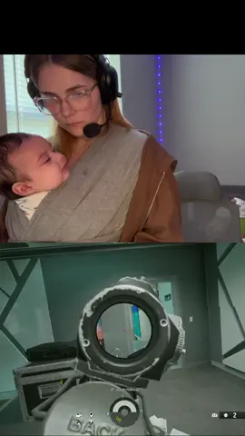Little man has been teething so he’s been having a bit of a hard time! I need to get a capture card or something to catch my discord party audio 😭 @OoopsIdieD69 @dontrage690 #rainbowsixsiege #r6 #momgamer #gamermom #gamergirls #gaming #gameroftiktok #tiktokgaming 