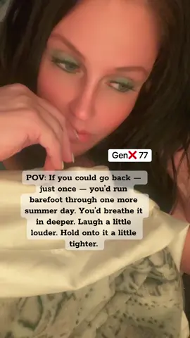 If I could go back… I’d never let that summer go..💕🫶🏻🤘🏻 #fypシ #genxgirl #nostalgia #genx #80skid #childhoodmemories #genxfamily #genxmom #over40 #over50 #Summer #summerdays #80smusic #80s #90s #70s #heart #alone 