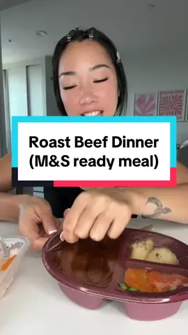 Taste testing another M&S ready mealllll @Marks & Spencer should sponsor me at this point 👀👀 #eatwithgg #ggflavour #mukbang #eatwithme #FoodTok 