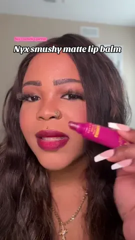 Comfortable matte lips balms for the win #nyxcosmetics #nyxsmushymattelipbalm #nyxsmushymatte #mattelipbalm 