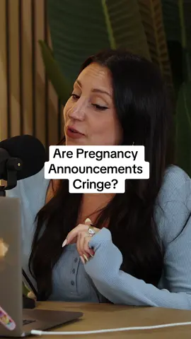 “I think the fear of looking cringe holds people back from living their true lives” -@Alex and Jon  Drop unique ways to announce your pregnancy in the comments👇🫄 🎙️ @Give It To Me Straight  #pregnancyannouncements #cringe #giveittomestraight #podcastclips 