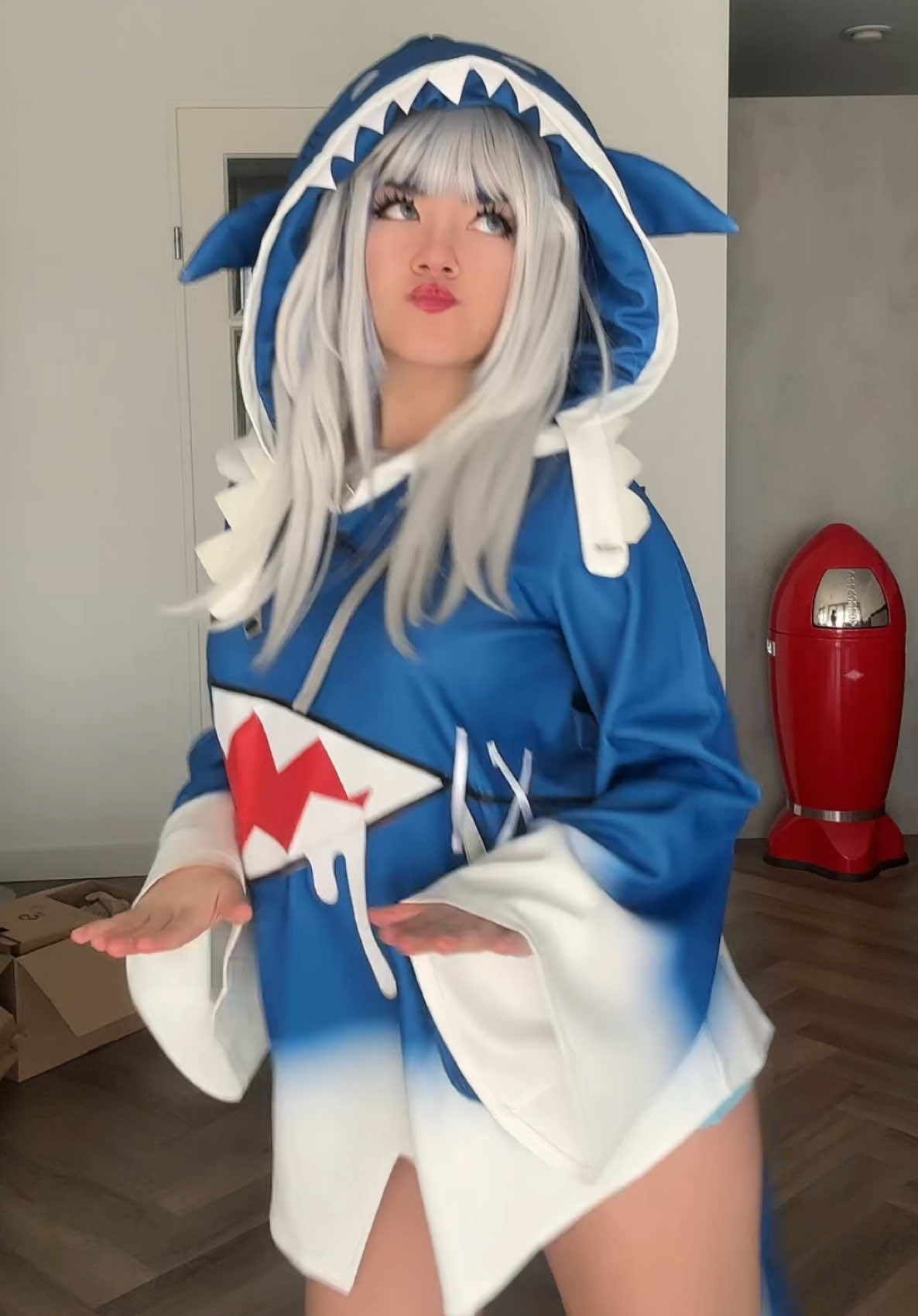 i will miss gura 😞 #gawrgura #gawrguracosplay #hololive #hololivecosplay 
