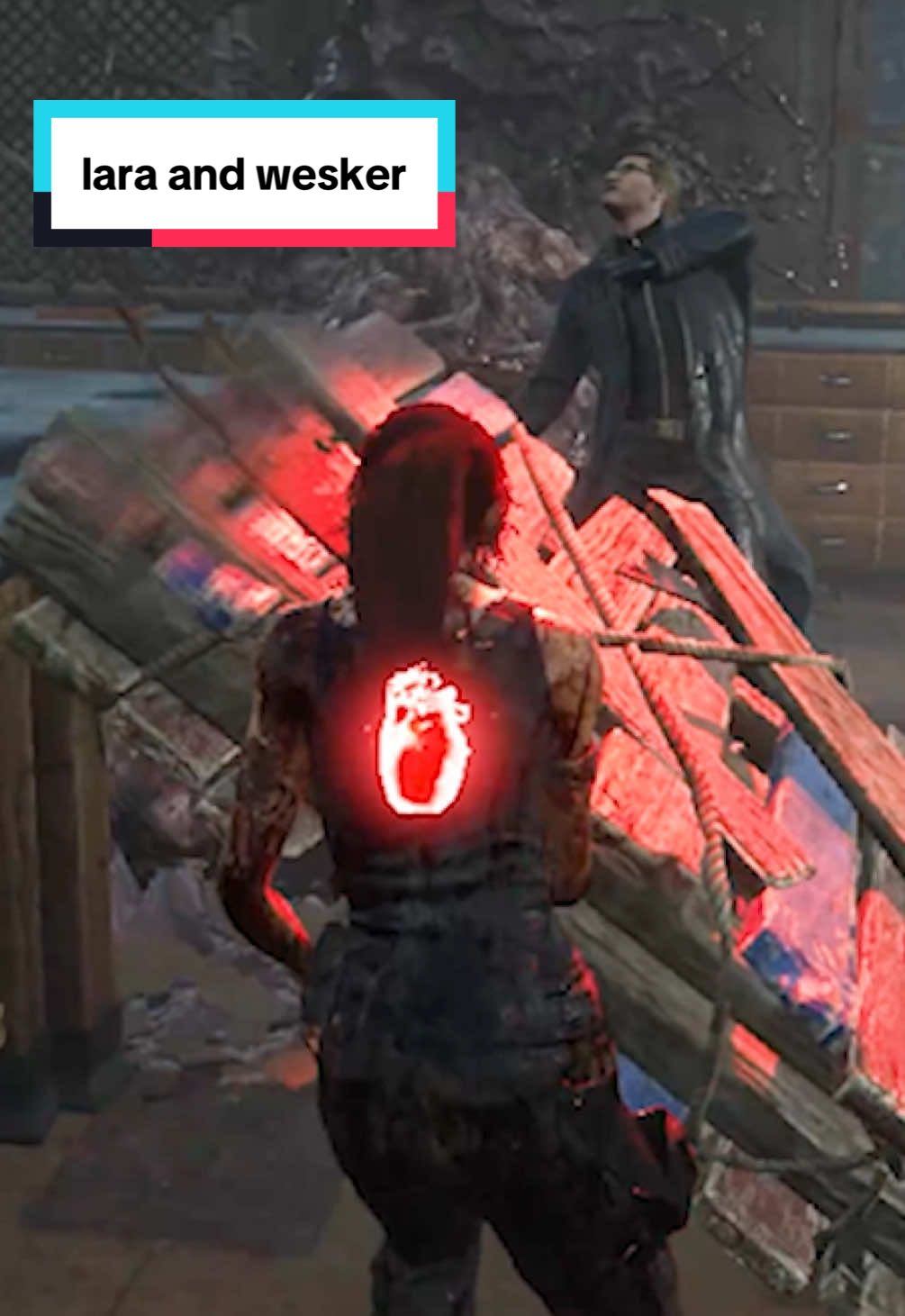 Replying to @𓊆♡𓊇 Kami ! love this comment so much 😭❤️ hope your games went well!! here’s a chase (?) with wesker and queen lara croft… wesker was trying to mind game me too much 😭 #dbd #deadbydaylight #deadbydaylighttiktok #dbdclips #deadbydaylightmoments #twitch #fyp #dbdedits #💜 #dbdtiktok #clip #edit #wesker #scarymovie 