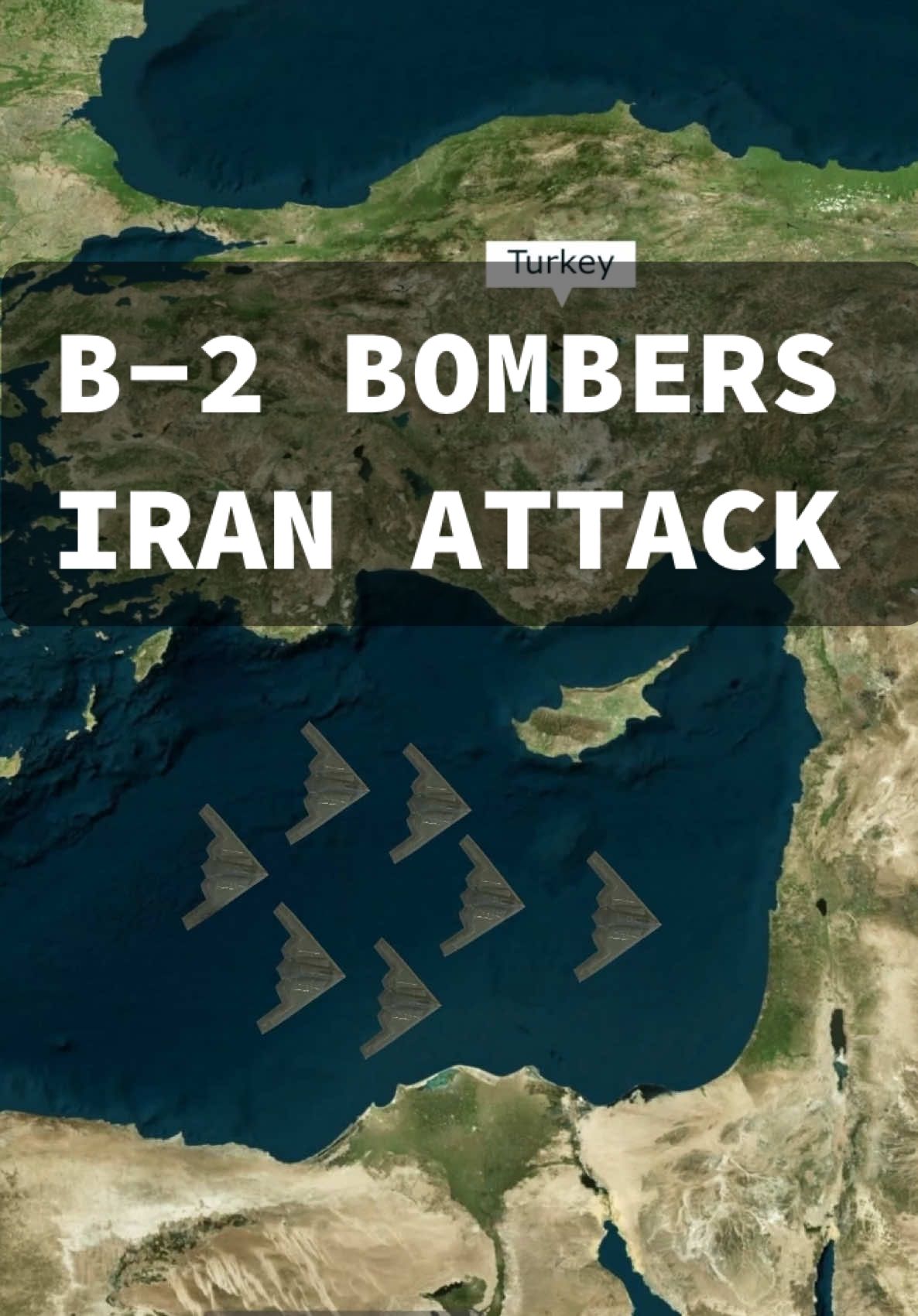 B-2 Bombers attack Iran #b2 #trump #israel #iran #ceasefire #iranwar #usa #militarytiktok #nuclear 