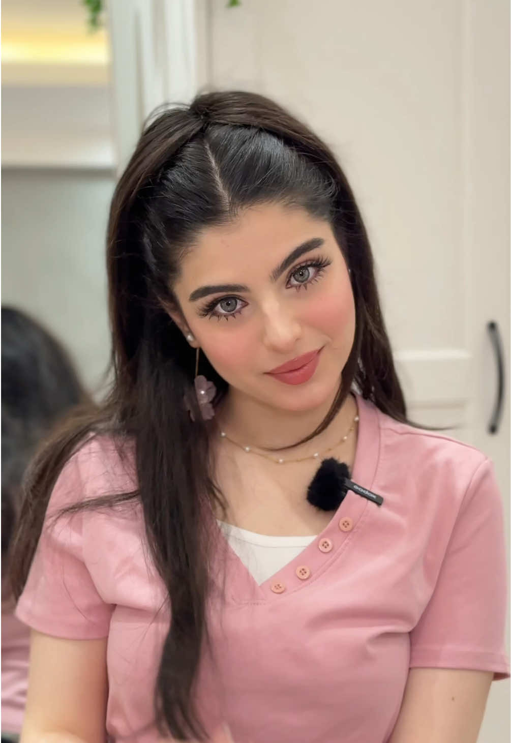 التسريحة الي هواي منكم طلبتوها مني💇🏻‍♀️🩷🎀!شنوو رايكم ؟#اكسبلور #explore #ستايل_شعر 