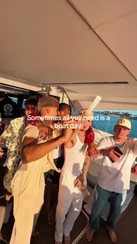 Sometimes all you need is a boat day