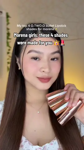 Brown skin deserves bold shades that don’t just show up — they show off 😍💄 These are the top 4 lipstick shades that SLAY on morena skin, and yes, I’ve tested everything. No more chalky, ashy, “almost” colors — these hit different with warm undertones, golden complexions, and melanin-rich beauty. They’re bold. They’re buttery. They stay on all day. Period. Melanin? Activated 🔥 #otwooarabia #ShadesForMorena #melaninglow 