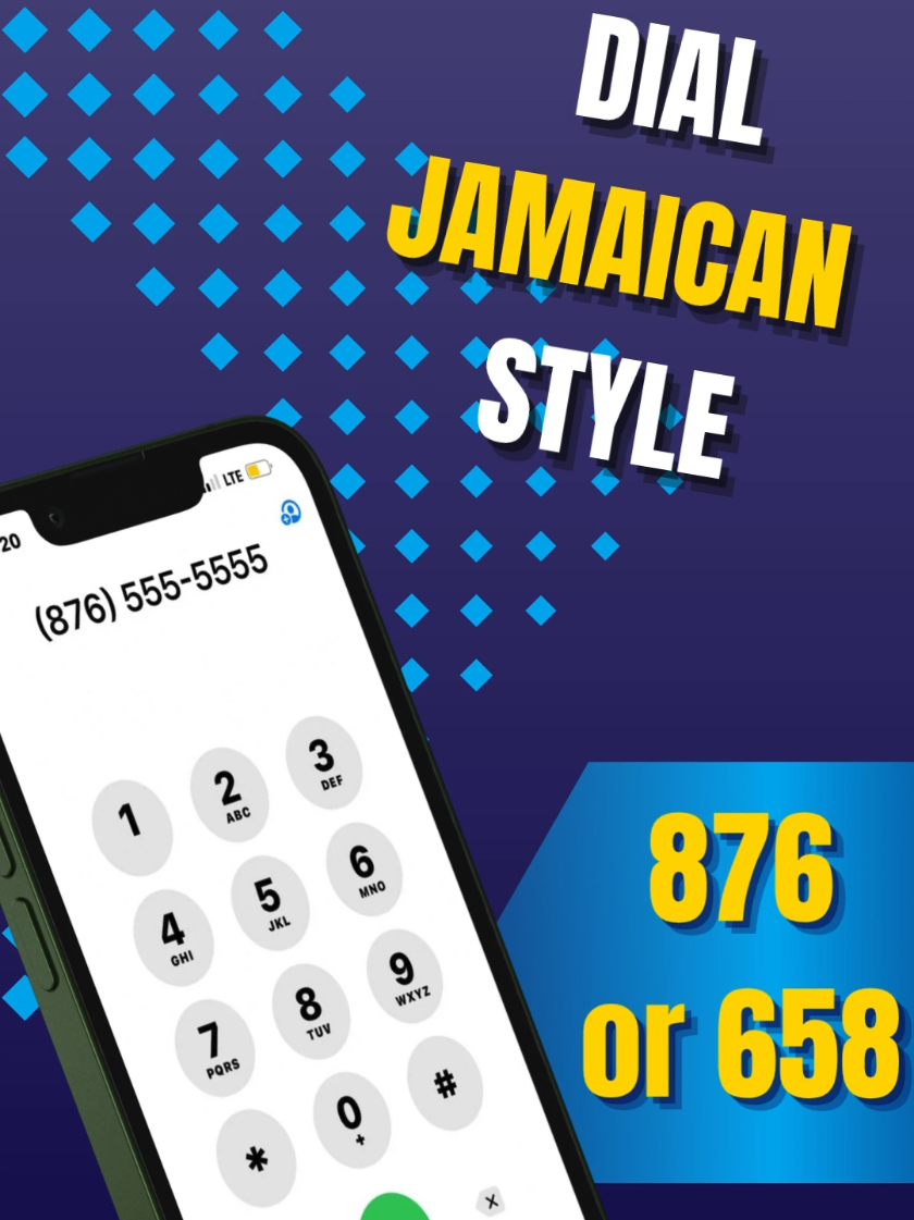 Tired of the automated messages? Make the right call and dial Jamaican style using the area codes 876 or 658 before the 7-digit phone number for 10 digit dialing. Catching up with loved ones is just that easy! #KnowYourAreaCode #theourja 