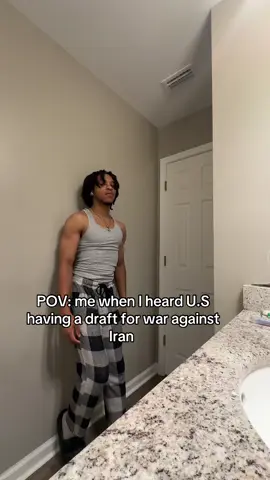 Iran don’t think shii sweet but aye don’t draft me trump 😭🙏🏽 #omgitzla #itzlaofficial #regtoofunny #iran #trump #war #usa #america #foryou #fyp #goviral #xybca #viral #trending #explore #pov #povs #relatable 