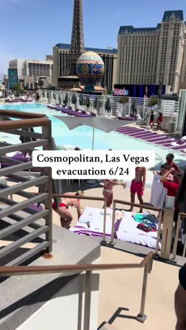 Cosmopolitan, Las Vegas Evacuation 6/24 😮 #lasvegas #cosmopolitanlasvegas #cosmopolitanevacuation #june24lasvegas #lasvegasnews #cosmoemergency #emergency 