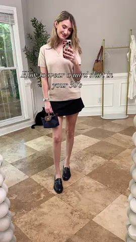 How I’m making this mini skirt mom friendly 😂 #microskirt #miniskirt #miniskirtoutfit #momoutfit #momfashion 
