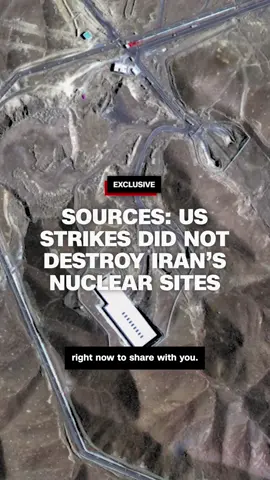 The US military strikes on three of Iran’s nuclear facilities last weekend did not destroy the core components of the country’s nuclear program and likely only set it back by months, according to an early US intelligence assessment that was described by three people briefed on it. The assessment, which has not been previously reported, was produced by the Defense Intelligence Agency, the Pentagon’s intelligence arm. It is based on a battle damage assessment conducted by US Central Command in the aftermath of the US strikes, one of the sources said. #cnn #news #iran #usa #intel #nuclear #exclusive #breakingnews #middleeast 