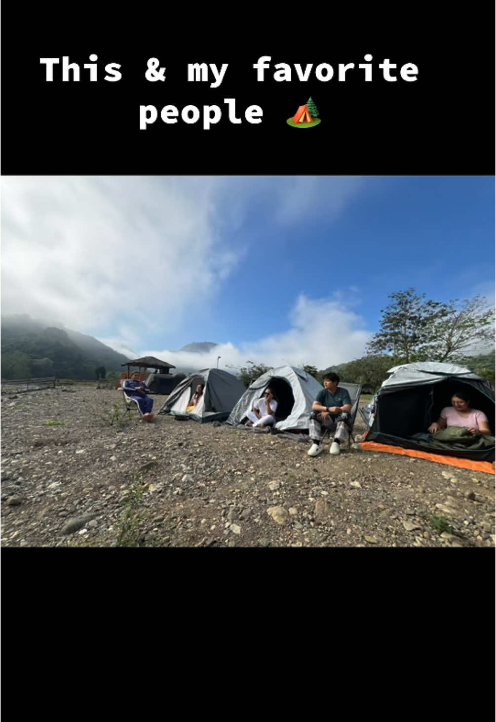 Found my paradise with these people and this view 🌳🏕️❤️ #ProdDentist #Paradise #CampingVibe #creatorsearchinsights #fyp 