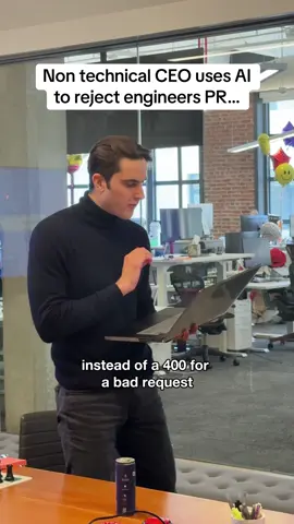 CEO got triggered at the end 😂 #coderabbit #tech #coding #startups #ai 