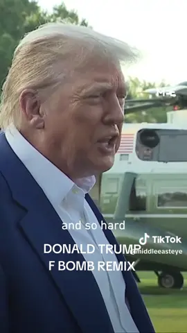 DONALD TRUMP F BOMB REMIX #donaldtrump #presidenttrump #iran #israel #gaza #palestine 