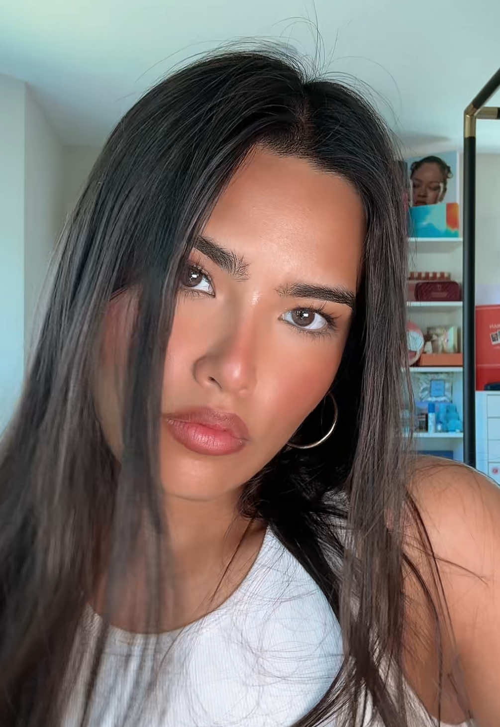 @madison beer makeup tutorial🤍 @Supergoop @Kosas @Grande Cosmetics @Patrick Ta Beauty @Haus Labs by Lady Gaga @Charlotte Tilbury @Armani beauty @Huda Beauty @hudabeautyshop @MakeUpForEverUSA @Benefit Cosmetics @makeupbymario  #makeup #makeuptutorial #makeupinspo #makeupartist #madison #madisonbeer #grwmmakeup #grwm #getreadywithme #greenscreen 