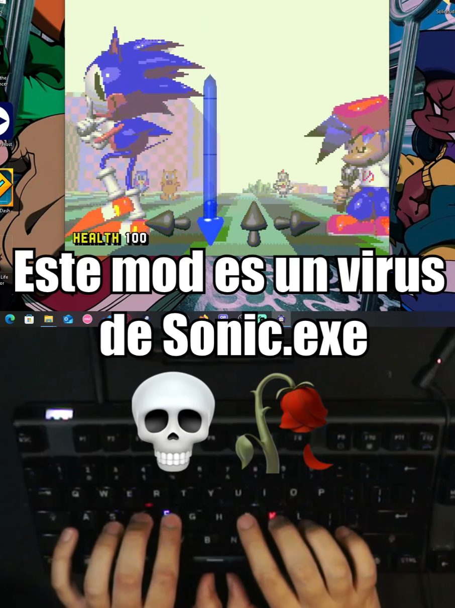 Sonic Exe + FNF = Locura 🤯 Buscame en YT: CompotaHyperLol para ver mi reacción a este mod y muchos otros. MOD: Sonic Rewrite Round 2 Song: Trinity #fnf #osu #osumania #sonic #sonicexe #virus #fyp