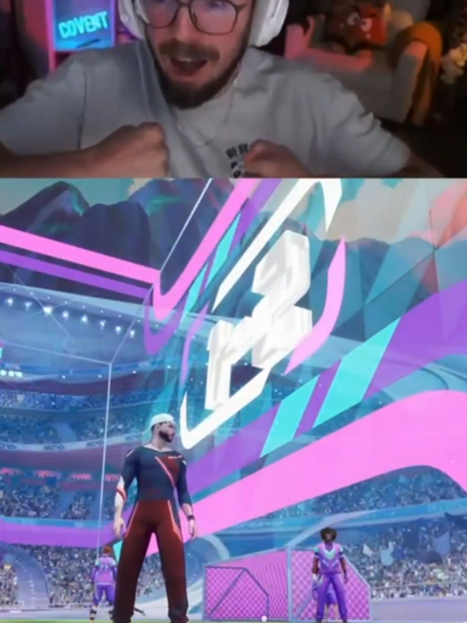 bro gets so excited for his goal #rematch #Soccer #soccergame #rematchgameplay #gaming #viral #fyp #chriscovent #covent #rematchtipsandtricks
