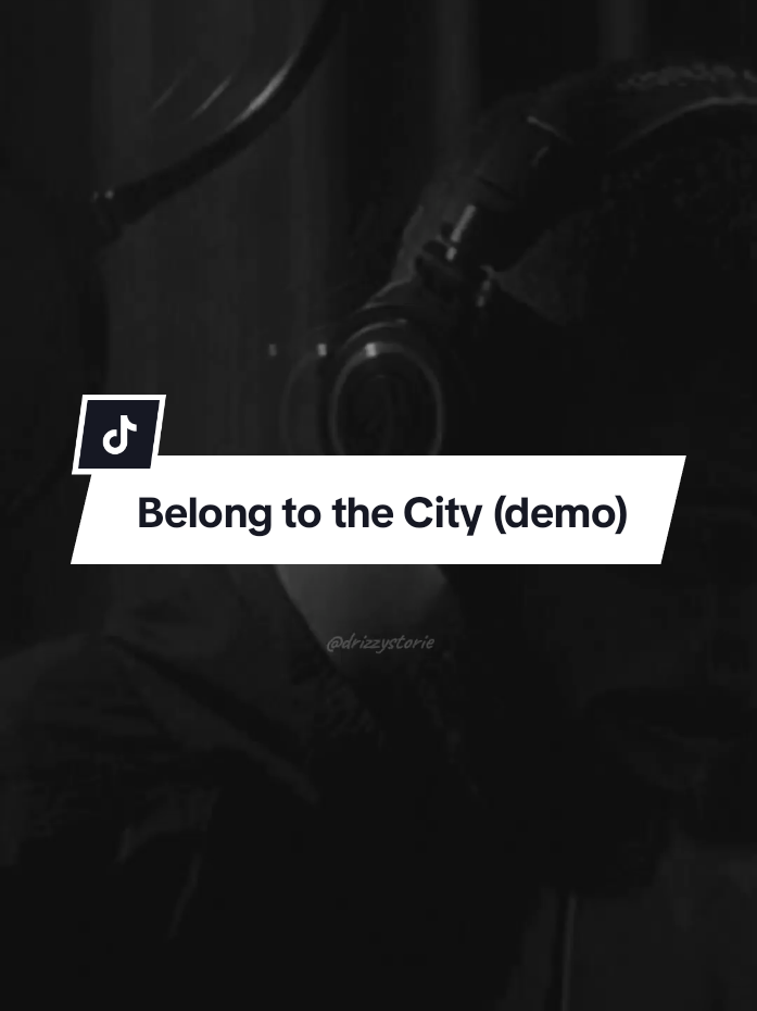 Belong to the City (Demo) *não lançada* . . . . . #Drake #champagnepapi #drizzy #traducao #legendado #tipografia 