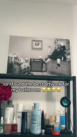 This picture is perfect for my bathroom lol #dealsforyoudays #bathroomdecor 