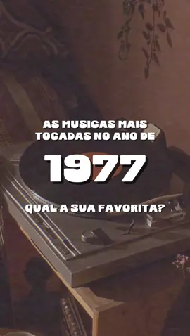 Respondendo a @Thais Fernandes 🕺💿 TOP 10 MÚSICAS DE 1977 MAIS TOCADAS! Qual dessas faz você voltar no tempo? ⏳ 👉 Votem nos comentários: Qual merecia o nº 1? 🔁 Salve este vídeo para quando bater a saudade! #MusicaAntiga #Anos70 #Anos80 #RetroTopHits #Saudade #Nostalgia