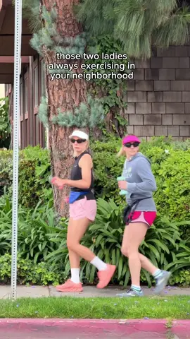 They’ve never seen you before but can hear your compliment. #ladies #walking #exercise #Fitness #neighborhood @Katie Miller @ekitching 